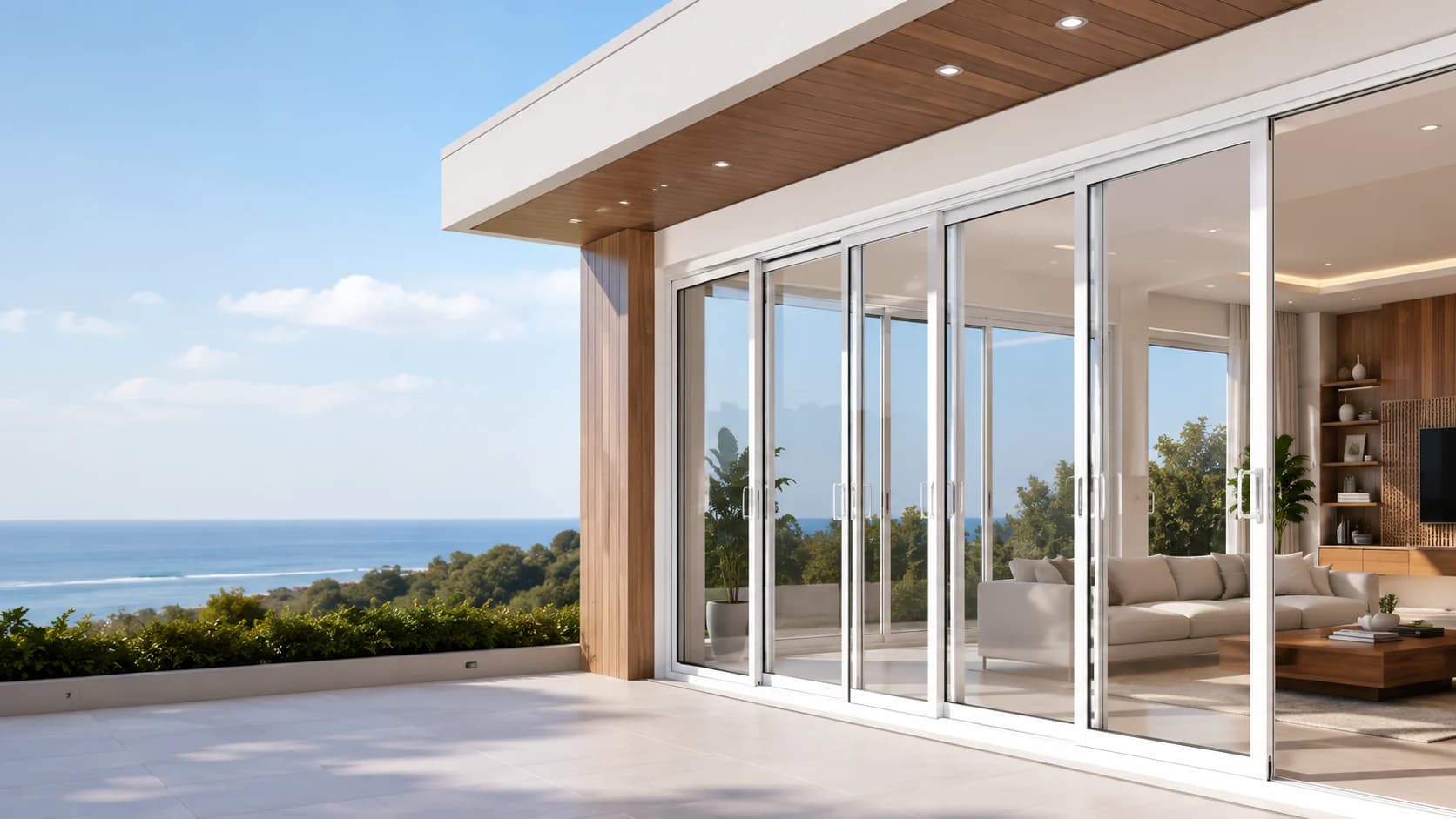 Premium uPVC windows in a modern home